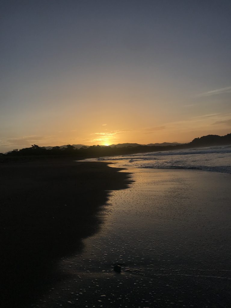 Early walk at Beach, Esterones